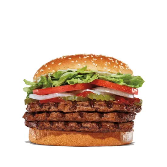 Burger King Triple Whopper Price, Meals, Nutrition & Calorie